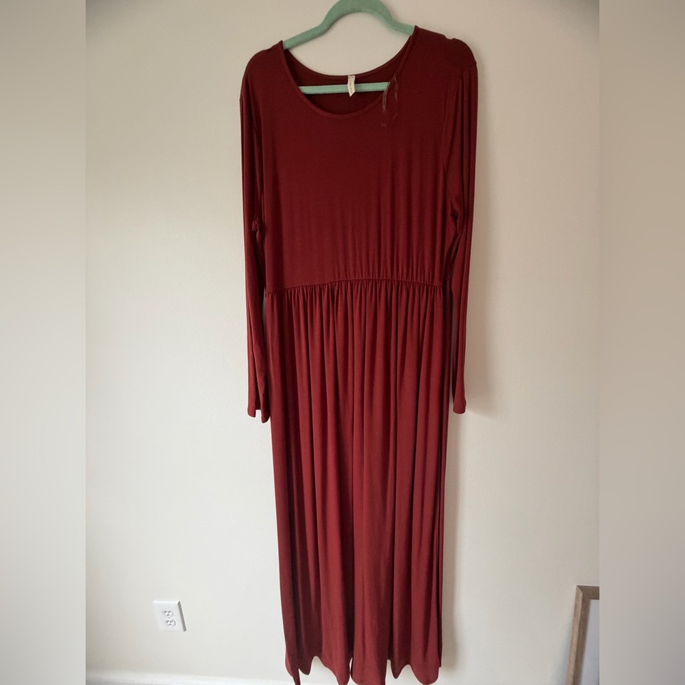 Pinkblush Rust Maxi Dress